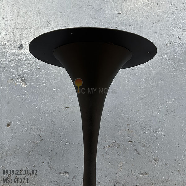 Chân Bàn Sắt Cafe Kiểu Tulip Đế Tròn Trơn CT071 - Hình 4