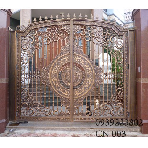 Cửa cổng Nhôm đúc CN003