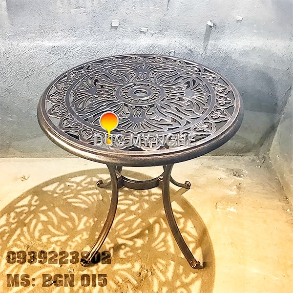 Bàn Ghế Hợp Kim Nhôm Đúc Ngoài Trời Đẹp Giá Rẻ - Khách Sạn Gia Đình BGN015