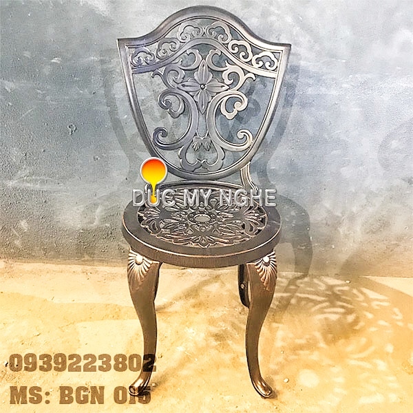 Bàn Ghế Hợp Kim Nhôm Đúc Ngoài Trời Đẹp Giá Rẻ - Khách Sạn Gia Đình BGN015