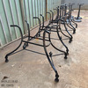 Chân Bàn Ăn Sắt Uốn Liên Kết Hoa Văn Đúc Nhôm CA035 - Hình 6