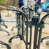 Chân Bàn Gang Đúc hcm Giá Rẻ Đẹp Ngoài Trời | 3 Chân Trà Sữa Quán Ăn C3018 - Hình 8