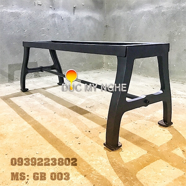 Ghế Phòng Chờ Sắt Khung Gang Đúc Giá Rẻ - Ngoài Trời GB003